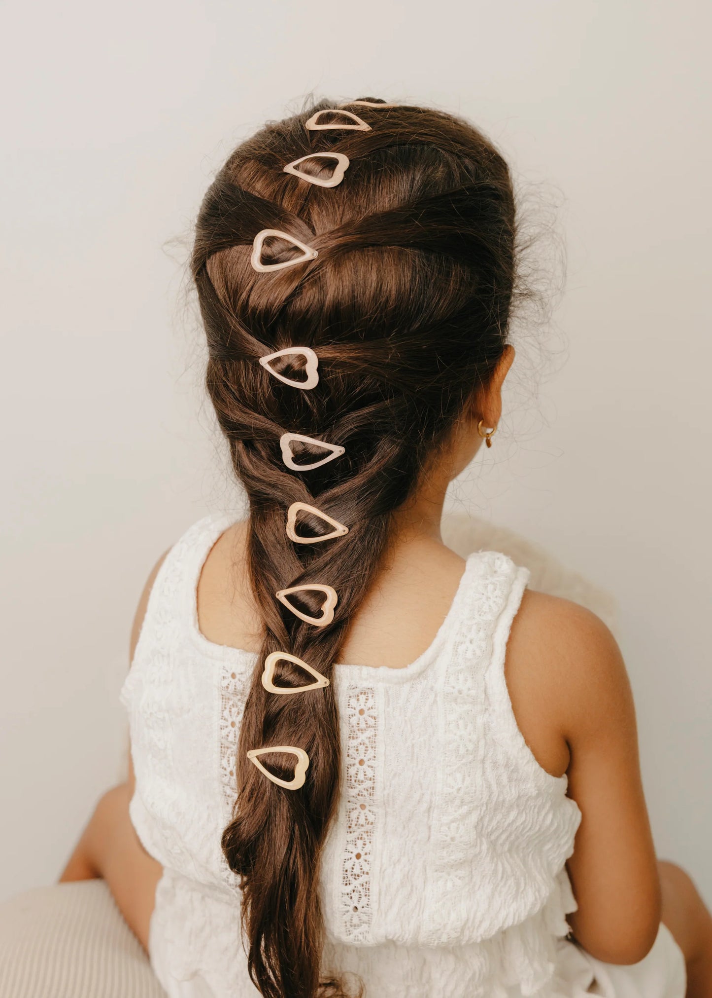 Ganchos Glitter Sweetheart Hair Clips - Multicolor