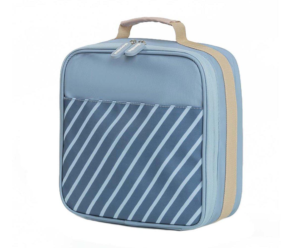 Bolsa Térmica Rígida Personalizável - Stripes Blue