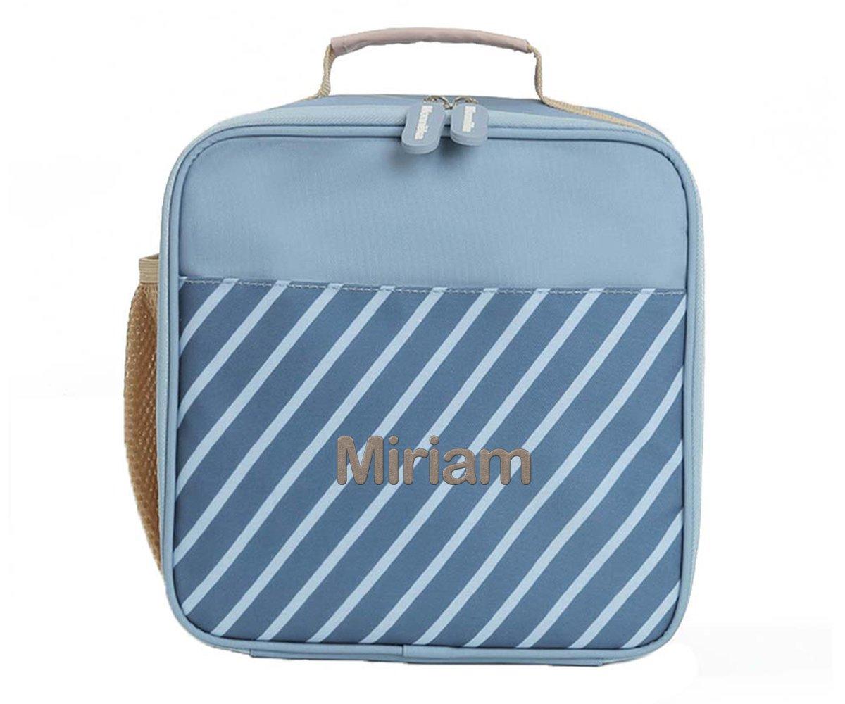 Bolsa Térmica Rígida Personalizável - Stripes Blue