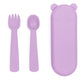 Conjunto de 2 Talheres de Silicone - Lilac