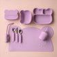 Prato Silicone c/ Ventosa - Lilac