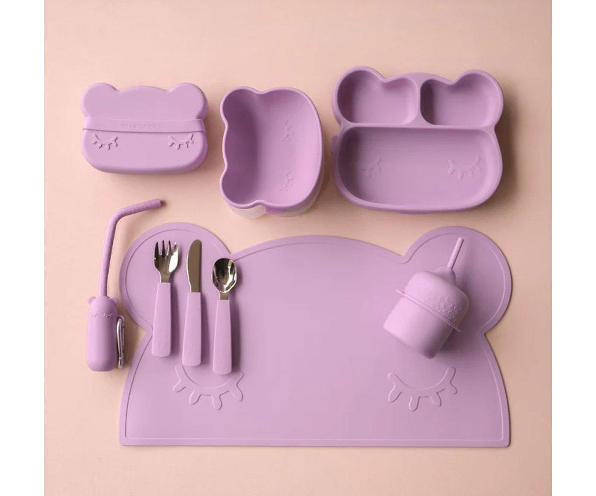 Prato Silicone c/ Ventosa - Lilac