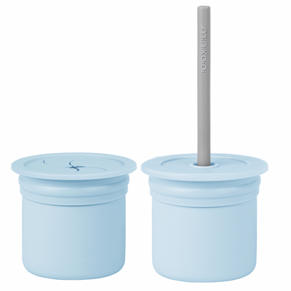 Copo Sip+Snack - Mineral Blue/Powder Grey