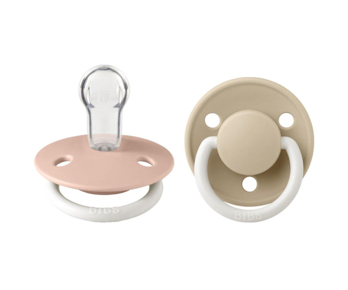 BIBS De Lux Silicone Night - Blush/Vanilla