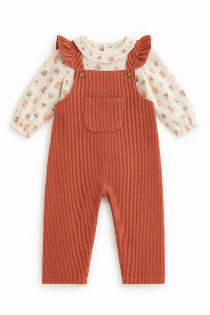 Mighty Love - Jardineira e Blusa Farm