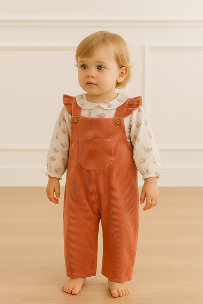 Mighty Love - Jardineira e Blusa Farm