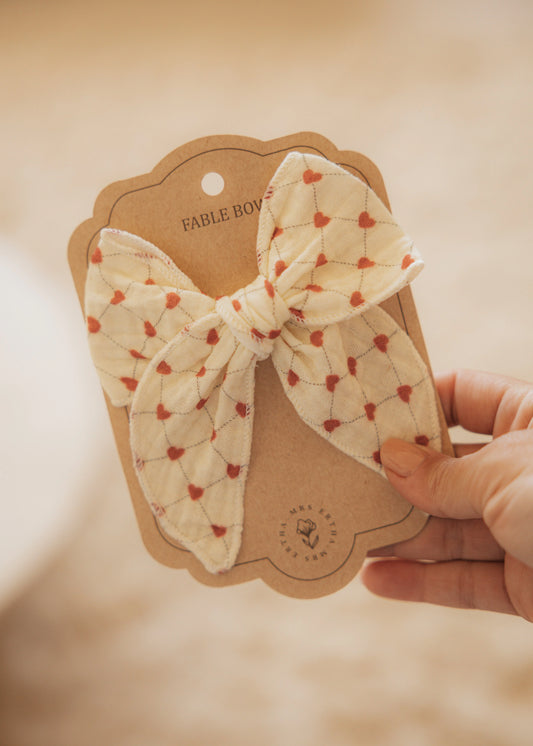 Laço Fable Bow Clip - Lovely Roots