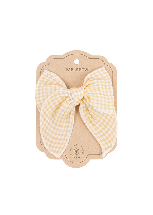 Laço Fable Bow Clip - Speckled Diamond