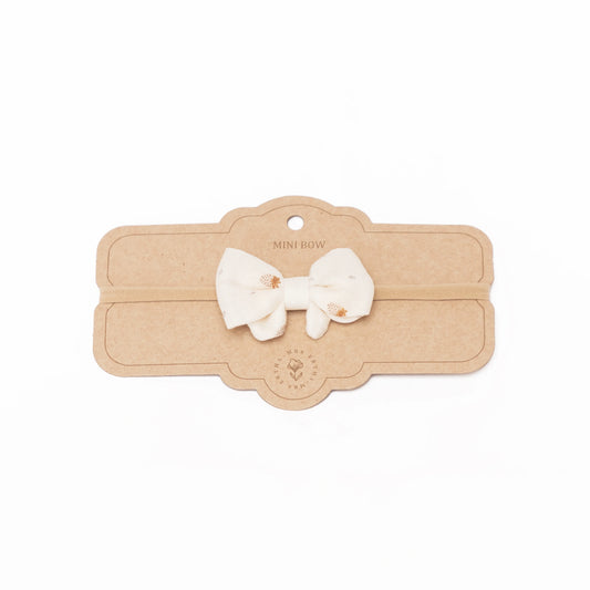 Fita elástica com laço - Little Bow Headband - Strawberries Mood