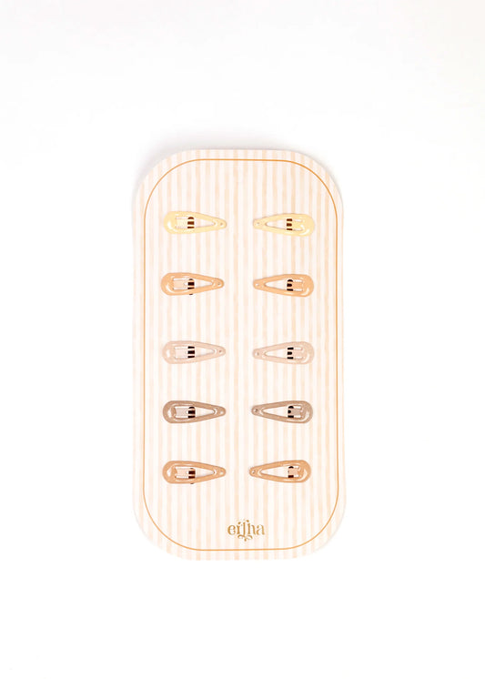 Ganchos Glitter Mini Hair Clips - Multicolor