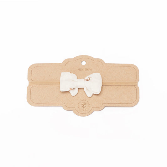 Fita elástica com laço - Little Bow Headband - Flower Buds