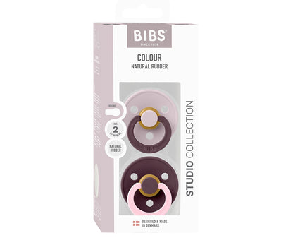 BIBS Studio Fusion Colour - Round Dusky Lilac/Plum