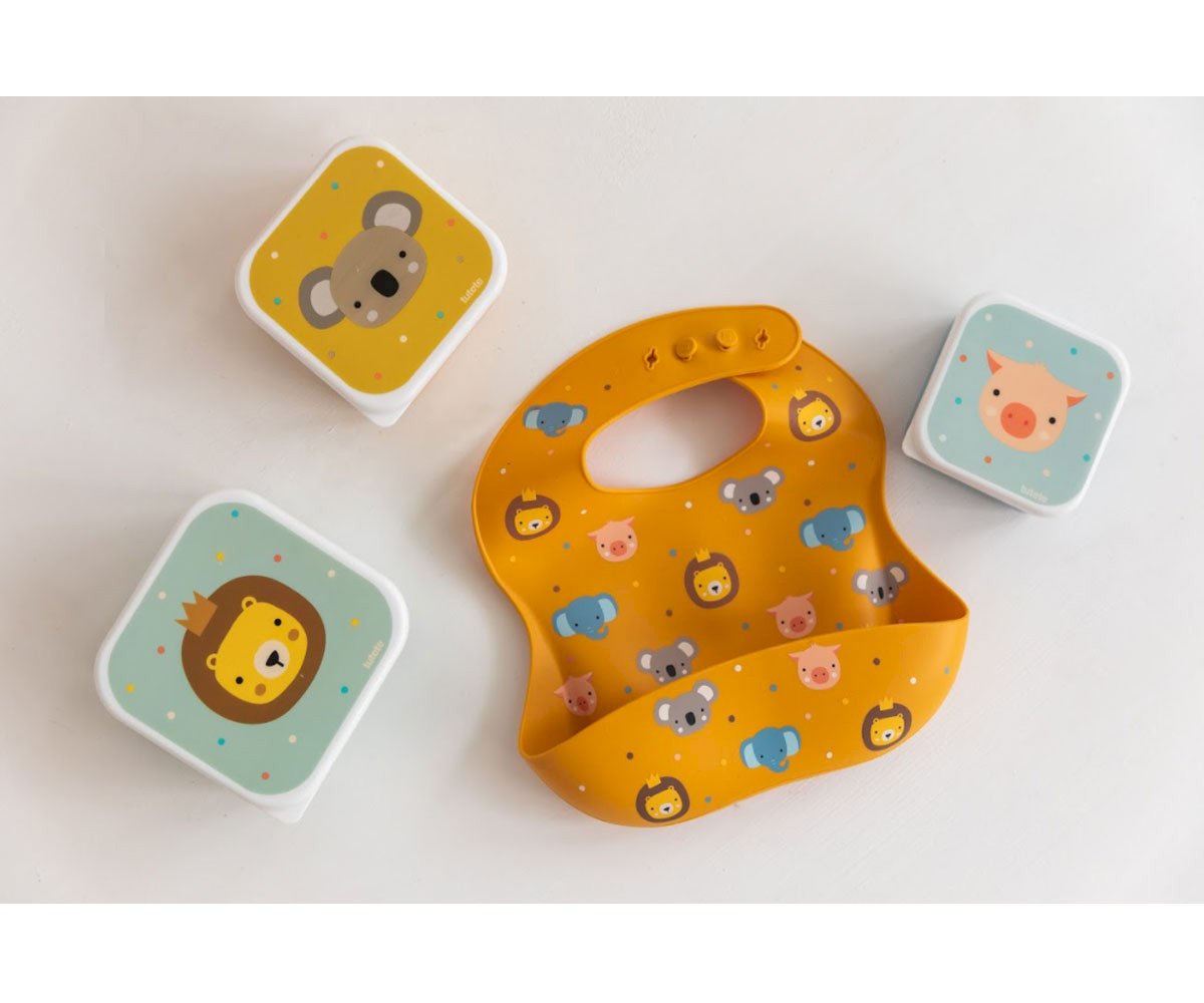 Babete Silicone Tutete - Animal Friends