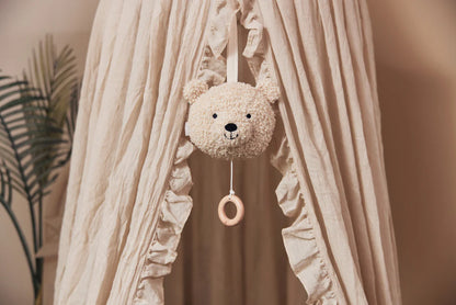 Urso Musical de Pelúcia - Teddy Bear - Naturel