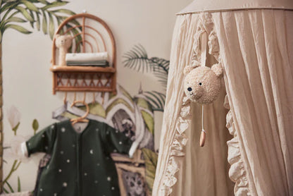 Urso Musical de Pelúcia - Teddy Bear - Naturel