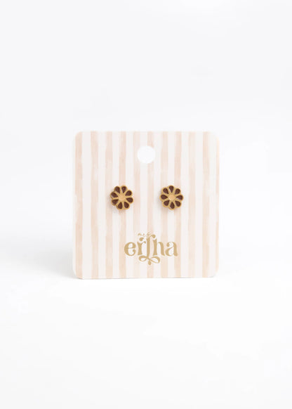 Brincos Studs Earrings - Lovely Daisy