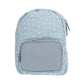 Mochila Infantil Acolchoada Personalizável - Leaves Blue