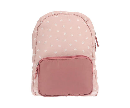 Mochila Infantil Acolchoada - Leaves Pink