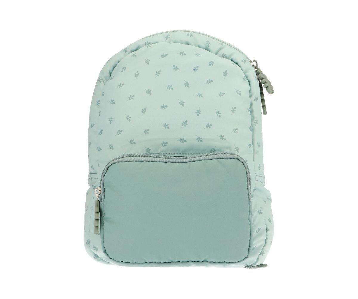 Mochila Infantil Acolchoada Personalizável - Leaves Sage