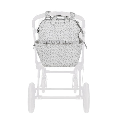 Pasito a Pasito Mochila - Little Bloom Flowers Gris Pasito a Pasito