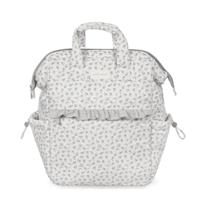 Pasito a Pasito Mochila - Little Bloom Flowers Gris Pasito a Pasito