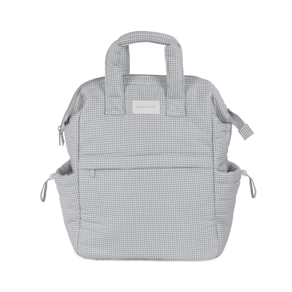 Pasito a Pasito Mochila - Little Bloom Vichy Gris