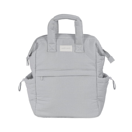 Pasito a Pasito Mochila - Little Bloom Vichy Gris