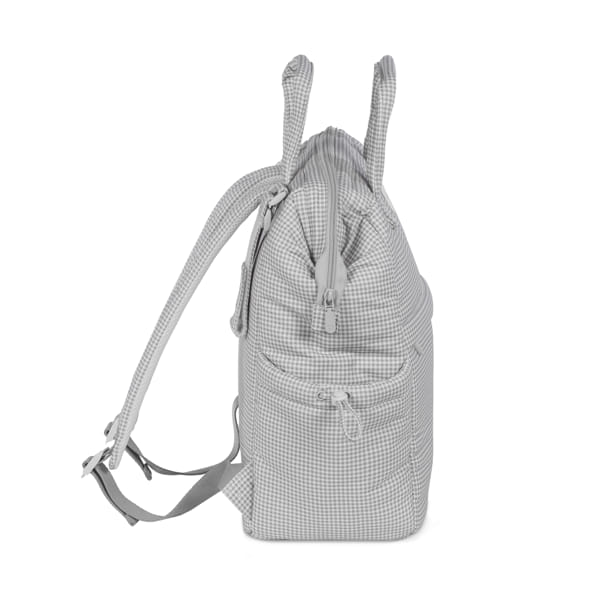 Pasito a Pasito Mochila - Little Bloom Vichy Gris