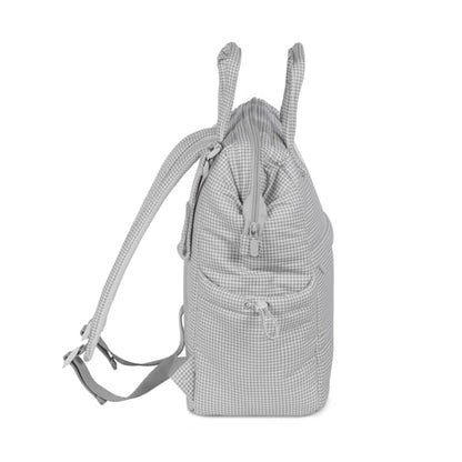 Pasito a Pasito Mochila - Little Bloom Vichy Gris