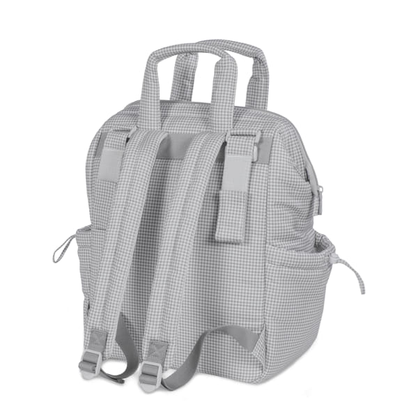 Pasito a Pasito Mochila - Little Bloom Vichy Gris