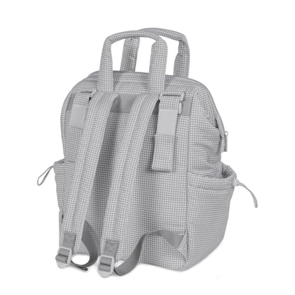Pasito a Pasito Mochila - Little Bloom Vichy Gris