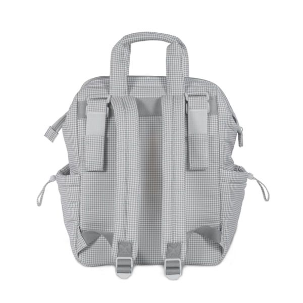 Pasito a Pasito Mochila - Little Bloom Vichy Gris