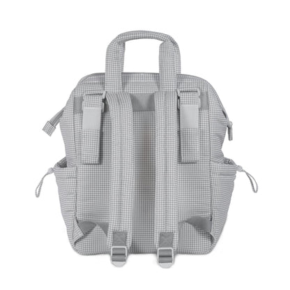 Pasito a Pasito Mochila - Little Bloom Vichy Gris