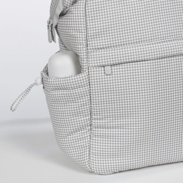 Pasito a Pasito Mochila - Little Bloom Vichy Gris