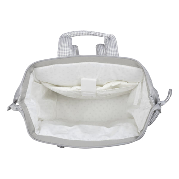Pasito a Pasito Mochila - Little Bloom Vichy Gris