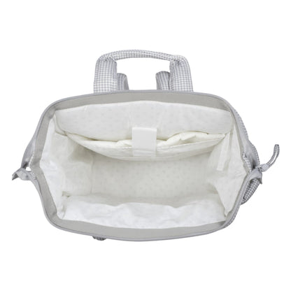 Pasito a Pasito Mochila - Little Bloom Vichy Gris