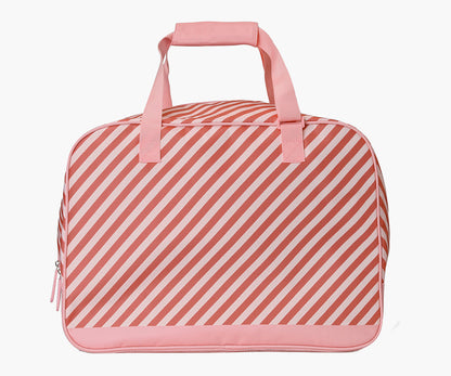 Bolsa de Praia Monnëka Anti-Areia Stripes Bloom & Blush