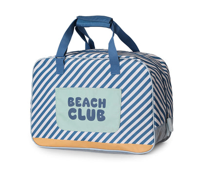 Bolsa de Praia Monnëka Anti-Areia Stripes Blues & Beyond