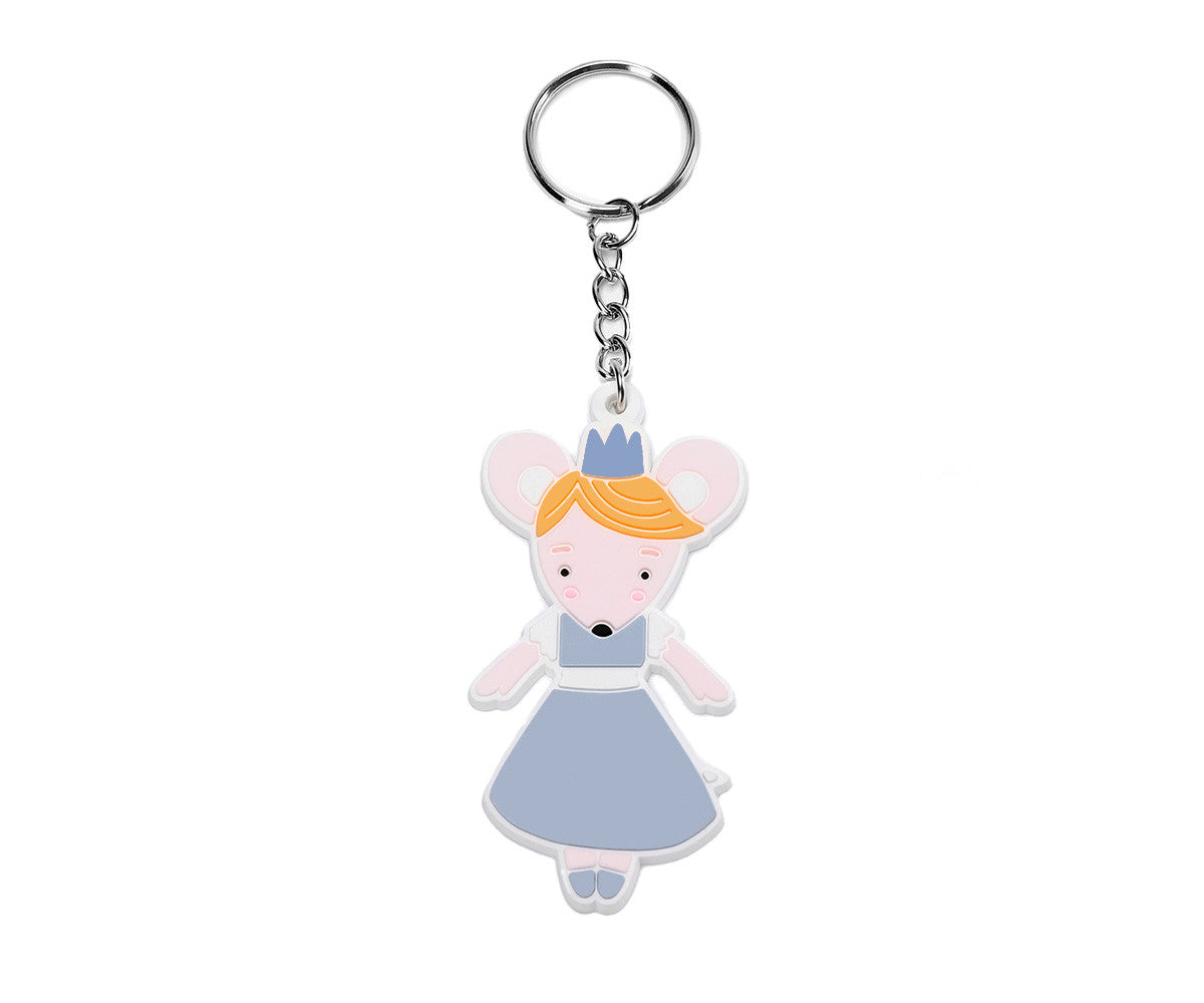 Mochila Média + Porta-chaves Personalizável Tutete - Mouse Fairies