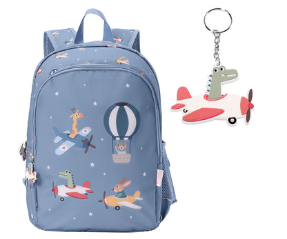 Mochila Média + Porta-chaves Personalizável Tutete - Planes