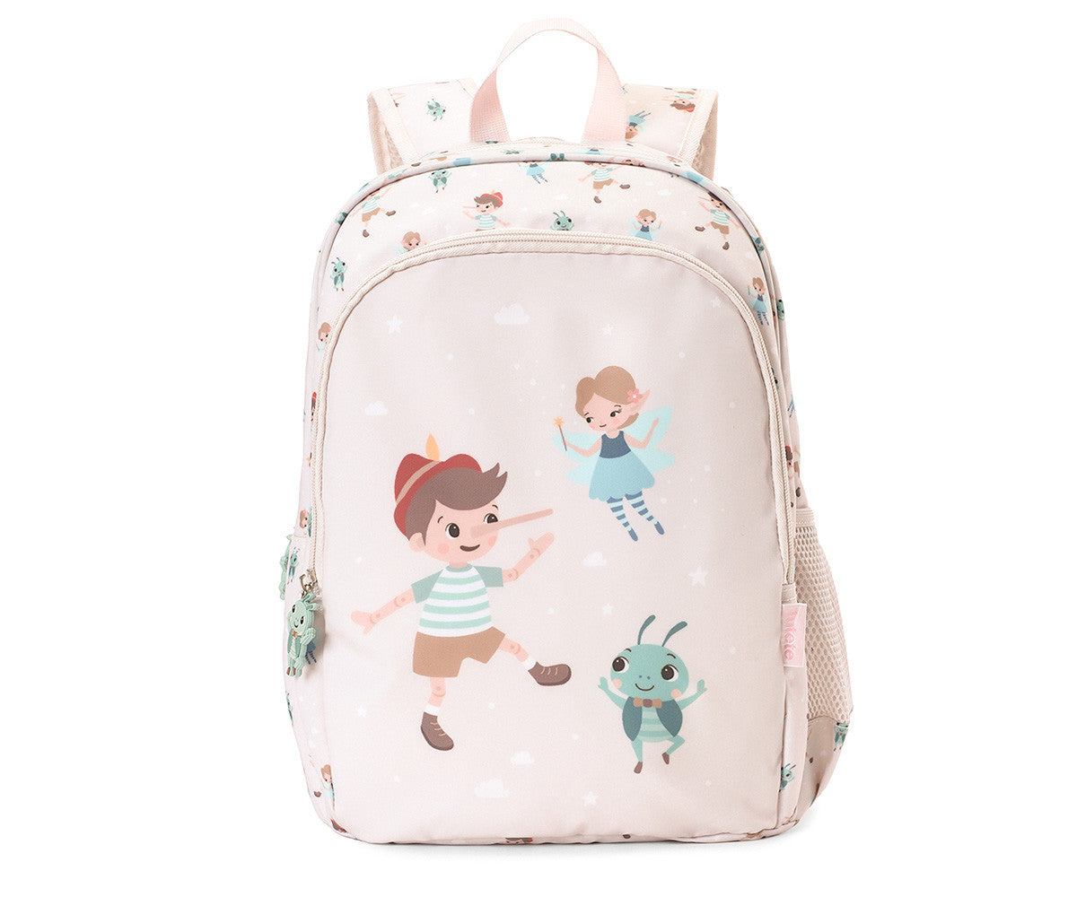 Mochila Média + Porta-chaves Personalizável Tutete - The Wooden Boy