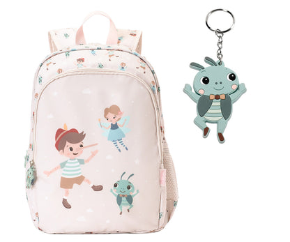 Mochila Média + Porta-chaves Personalizável Tutete - The Wooden Boy
