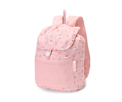 Mochila Pequena Tecido Personalizável Tutete - Blossom Birds