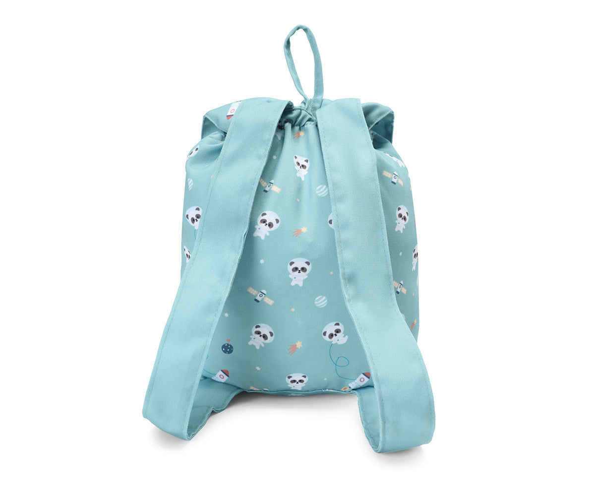 Mochila Pequena Tecido Personalizável Tutete - Pandas In Space