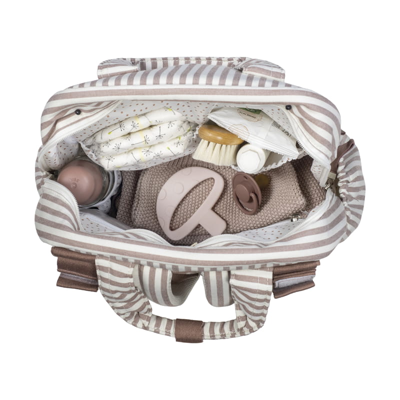 Walking Mum Mochila - Praliné Strips Moka