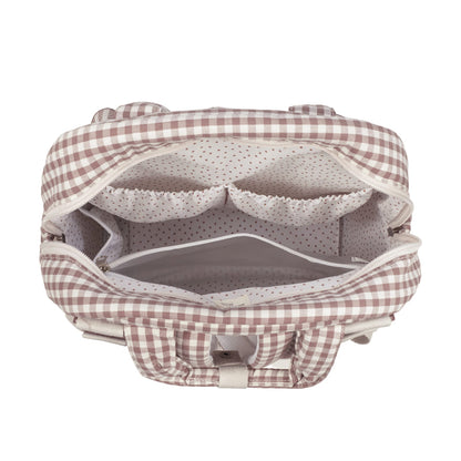 Walking Mum Mochila - Praliné Vichy Moka