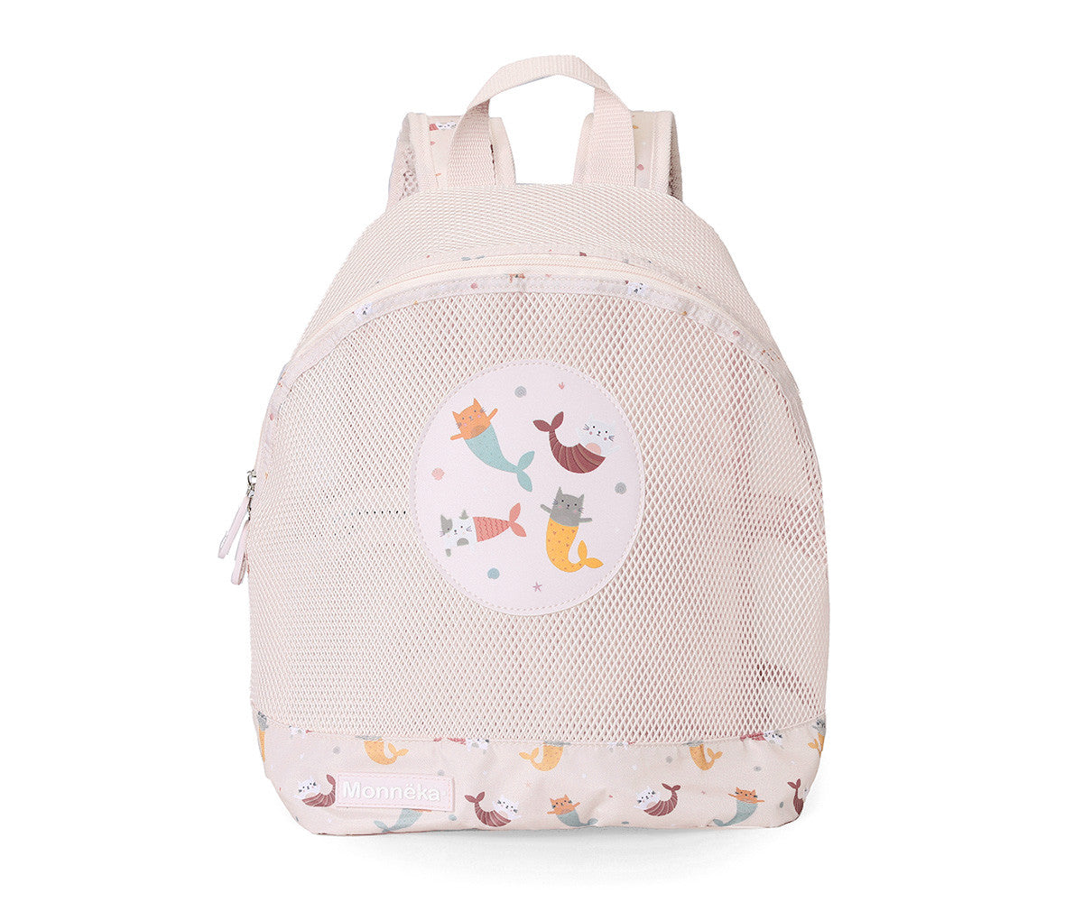 Mochila Infantil Anti-Areia Monnëka Mermaid Cats