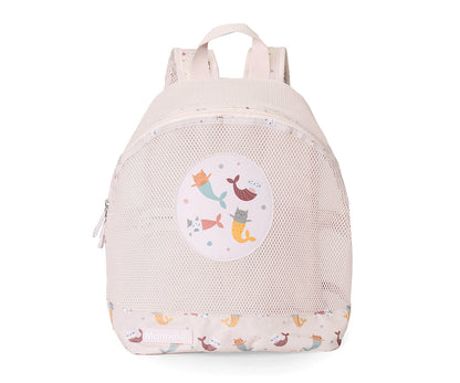 Mochila Infantil Anti-Areia Monnëka Mermaid Cats