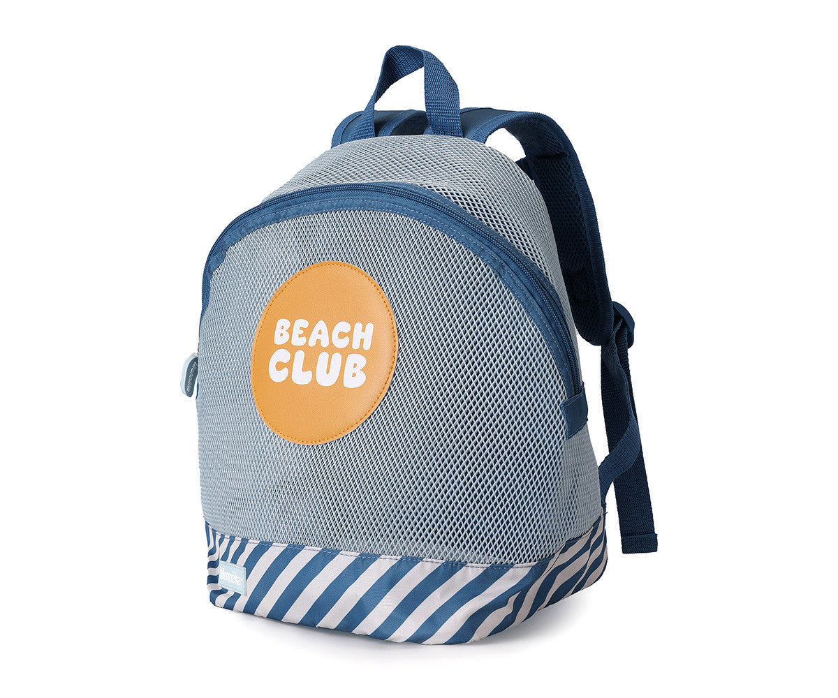 Mochila Infantil Anti-Areia Monnëka Stripes Blues & Beyond