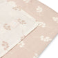 Musselina Swaddle 115x115cm - Twig - Wild Rose - Pack 2